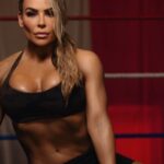 Nattie Katherine Neidhart-Wilson Instagram - Building strong lungs before we start practice.. 😝🫁 Thank you @kai.price23 for always letting me attack you😜🙏 @thedungeon2.0 🎥 @briana_brandy