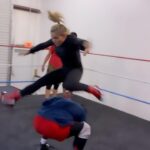 Nattie Katherine Neidhart-Wilson Instagram - It’s the smile at the end😝 (And I’m damned proud of my hurdle @kai.price23 🤣🤣)
