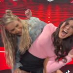 Nattie Katherine Neidhart-Wilson Instagram - When a @tiktok trend goes wrong 😝 love ya @cathykelley! My abdominal stretches are slightly painful… as they should be!!!) 🤣🤣🤣