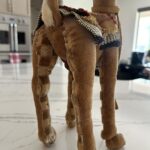 Nattie Katherine Neidhart-Wilson Instagram - One of my favorite holiday gifts I’ve been given is a hand-sewn reindeer, we named Rudy, made by my mom. She created him entirely with her imagination. She drew up a pattern and sewed him by hand. I love how she put makeup on his face. The antlers are made out of an old cashmere sweater that my grandfather Stu used to wear around the Hart House. My mom repurposed the sweater and put it into her art. It just makes it that much more meaningful. ❤️🎄 @ellie_neidhart