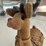 Nattie Katherine Neidhart-Wilson Instagram - One of my favorite holiday gifts I’ve been given is a hand-sewn reindeer, we named Rudy, made by my mom. She created him entirely with her imagination. She drew up a pattern and sewed him by hand. I love how she put makeup on his face. The antlers are made out of an old cashmere sweater that my grandfather Stu used to wear around the Hart House. My mom repurposed the sweater and put it into her art. It just makes it that much more meaningful. ❤️🎄 @ellie_neidhart