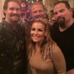 Nattie Katherine Neidhart-Wilson Instagram - It was great catching up with some dear friends last night. One of my dad’s favorite holiday traditions was @officialwadeboggs holiday gatherings. My dad looked forward to this so much every year. Thank you so much for having us, Wade. The Anvil was with us, too❤️