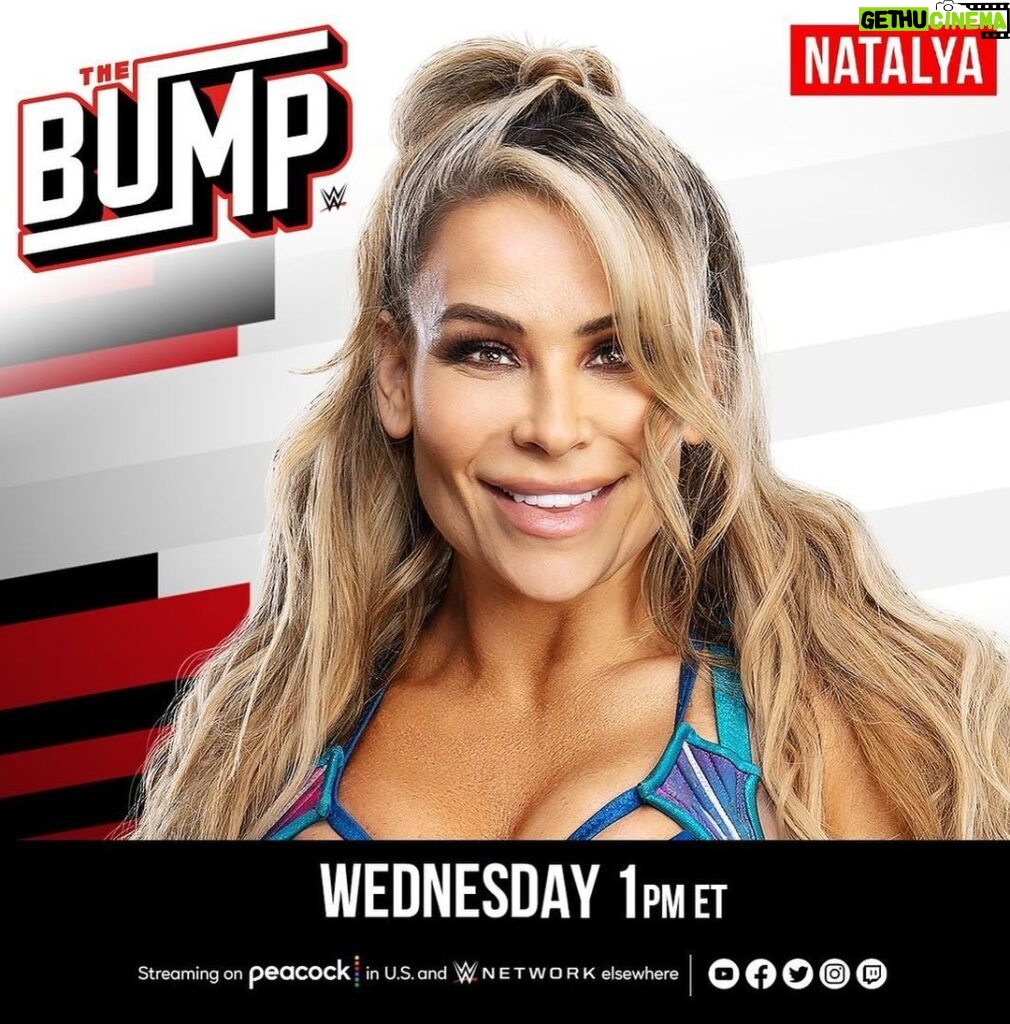 Nattie Katherine Neidhart-Wilson Instagram - Can’t wait for you to see our interview today on @wwethebump. We had a powerful conversation about so many topics but esp women’s wrestling. And what inspires us to continue to want more. Very proud of these women I’m standing with and all the women wrestlers out there across the globe who keep fighting for more! 🩵 Tune in today at 1PM est @peacock @wwe @qosbaszler @yaonlylivvonce @jackieredmond
