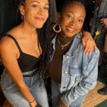 Naturi Naughton Instagram - Oh how I love the theater!Hubby& I had so much fun seeing @purliebway 🙌🏾it was Amazing & surprisingly Hilarious! I laughed, I cried, I left inspired! And it was so good seeing my people @leslieodomjr @vanessabellcalloway @karaakter light up the stage! 🔥 Beautiful cast, beautiful story & beautiful directing by @iamkennyleon GO SEE #PURLIEVictorious y’all! #Broadway #OurStories 💜 New York, New York