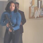 Naturi Naughton Instagram - Some dope #BTS of #CallHerKingMovie for y’all! I’m the 6 weeks pregnant lady doing all these stunts in her first action movie!💪🏾 #IAmWomanHearMeRoar 😜 @betplus STREAMING NOW! #bet #betplus #grateful