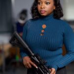 Naturi Naughton Instagram - Some dope #BTS of #CallHerKingMovie for y’all! I’m the 6 weeks pregnant lady doing all these stunts in her first action movie!💪🏾 #IAmWomanHearMeRoar 😜 @betplus STREAMING NOW! #bet #betplus #grateful