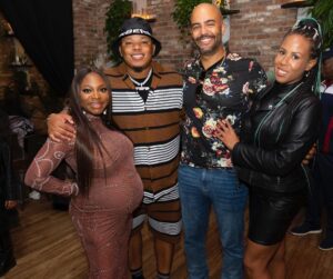 Naturi Naughton Instagram - OK, I Finally recovered from my NY #BabyShower🤰🏾🤎 Soo much love & Soo much fun!Thank you @taviamd for planning & bringing it all together!🙏🏾To my assistant @ms_shelly 4 always executing! 🔥
Thx @essence for the beautiful article (LINK IN BIO)🙏🏾 @adriennebailon Talk about #FullCircle moment🤯So wonderful having you there! #EverAndZuri #NewGroupAlert 🤣❤️ To all my fam& friends who came&celebrated me & my hubby #TwoLewis, we appreciate and love you all! #BabyLewis #LilTwo
Beautiful 📸: @fosterlew 
Styled by @iamhdiddy 
💇🏾‍♀️ @hairenomicsonhair 
💄 @makeupbynani
👗@aquamaia_ny 
💎@trufacebygrace 
👠 @sam_edelman