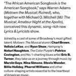 Naturi Naughton Instagram - Come see us rock the stage! So excited to be performing with these amazingly talented folks @92ndstreety this weekend! 3/25-3/27! LINK IN BIO 🔥 WhatsGoingOn #SongsOfChange #broadway Manhattan, New York