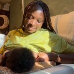 Naturi Naughton Instagram - Ok real talk, Breastfeeding is HARD WORK OKAYYY! This shit will have you in your best & worst feelings 🤯 Not sure why, but this time around with Baby Tru, it has been the hardest thing I’ve ever done! Chile, one minute I’m crying and feeling so inadequate because the latch ain’t latching or there isn’t enough liquid gold! And the next minute I’m praise dancing, flying around the house like a superhero holding up 5oz of milk in my @medela_us bottle after pumping! Sidebar the @elvie has saved my life, pumping and moving around freely is a game changer! I kid you not, I’ve never worked so hard in my life! And y’all know I worked hard on POWER/GHOST for 10 years and did 18 hour shoot days and 5am call times… and yet, THIS is the full time job that never ends with theee longest hours and the most unpredictable changes to the script! #TeamTasha is cool but I’m screaming #TeamNaturi today! Thanks be to God, cuz today I feel triumphant! I feel calm and at peace… there will be good days and bad days and that’s okay Naturi! I am ENOUGH! Thanks to my ridiculously patient and loving Husband @twolewis_ , my amazing parents, (Mommy for making the best oatmeal & Daddy for making delicious homemade soup), My Zuri, the best big sister&Mommy’s helper, my continuously supportive doula long after I gave birth @janee_saniaya , my kind and encouraging night nurse @mrs.kiki_babywhisper ,my beautiful friends & family who came over just to bring me joy or feed me or get me out the house to lift my spirits or give advice on how to keep my milk supply up, or called me and asked “how are YOU doing?”, not just how’s the baby! Oh & thx @potterybarnkids for the most beautiful nursery! I feel so grateful! So just a reminder y’all, even when there’s darkness or things look bleak… there is LIGHT at the end of the tunnel and that light starts in YOU! So Shine on people… shine on ☀️ #ThisLittleLightOfMine just hit my spirit ❤️ 🎶 #mommyhood #breastfeeding #ittakesavillage #BabyTru #GodIThankYou Brooklyn, New York