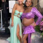Naturi Naughton Instagram - Me & my plus 1 💜😜Thank you @essence #BWIH Today was Soo much fun! Swipe ➡️ to see how much of a family reunion it was! #blackexcellence Thx glam squad: @camaraaunique 💄 @joshandhair 💇🏾‍♀️ @iamhdiddy style @jaellofficial designer (custom dress) @jsew1119 alterations Los Angeles, California