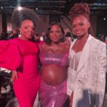 Naturi Naughton Instagram - Me & my plus 1 💜😜Thank you @essence #BWIH Today was Soo much fun! Swipe ➡️ to see how much of a family reunion it was! #blackexcellence Thx glam squad: @camaraaunique 💄 @joshandhair 💇🏾‍♀️ @iamhdiddy style @jaellofficial designer (custom dress) @jsew1119 alterations Los Angeles, California