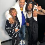 Naturi Naughton Instagram - That time I saw @jidsv LIGHT UP the NY stage & then met my birthday twin, the incomparable @bustarhymes backstage!#may20th is a special day! 😜🔥 it was so much love in the room! 🖤Yoo, #JID you a BEAST! You got the light!🌟 thx husband 4 a great night out! #latergram #nyc