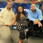 Naturi Naughton Instagram - TUNE IN at 8am!🔥Me @breakfastclubam this morning is gonna be quite entertaining! 😂 We talk my new movie @88themovie which is OUT TODAY! 🥳 & the #BabyBump , The value of #marriage , Aliens & there will be LOTS of shenanigans! 😝 Thanks @cthagod & @djenvy for all the love ❤️ 🙏🏾 Glam: @billieegene 💄 @touched_by_tiff 💇🏾‍♀️ Thx @iamhdiddy for getting this cute @danielsleather fur! New York, New York