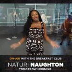 Naturi Naughton Instagram - 🚨 @naturi4real will be in the building tomorrow dropping a wholeeeee lot of 💎 gems! Tap in to #TheBreakfastClub in the Am 🔥 . Follow @breakfastclubam ✨