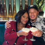 Naturi Naughton Instagram - Our 1st #ValentinesDay as Mr.&Mrs.Lewis ❤️ Thanks husband #TwoLewis for making me feel so special! Oh and #BabyLewis was dancing in my belly after the delicious food @seilessnyc 😝🔥 #LewisLove Sei Less NYC
