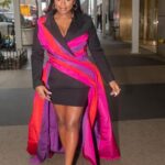 Naturi Naughton Instagram - Pot of Gold at the end of the Rainbow 🌈 😜 #PressDay 💕 @lifetimetv Fit: @carolinaherrera 🔥 Jewels @genevivejewelry Shoes @cultofcoquette Hair: @touched_by_tiff Makeup: @ashley.stewart.beauty Style: @iamhdiddy 📸: @ryanchamilton New York, New York