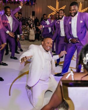 Naturi Naughton Instagram - 💜I will NEVER forget this day! 4/2/22💜 HAPPY 1st ANNIVERSARY Husband #TwoLewis 😘 We had the most LIT 🔥 Wedding…it was Soo US & We are having the most beautiful marriage & now soon come #BabyLewis 🎉🤰🏾There’s so much to be grateful for! God I thank you for the gift of #TrueLove & for the opportunity to marry my BEST FRIEND! 
📸 @stanlophotography 
Gorg Wedding planning by @ellybevents 
Still not over my dresses! Thx @vaingloriousbrides #SpringWedding #BlackLove #1Year #InfinityAndBeyond #HappyAnniversary #family #LewisLegacy 🙌🏾💜