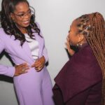 Naturi Naughton Instagram - Backstage after the screening @thecolorpurple & All I could say was O…m…g! Meeting @oprah for the first time was pretty amazing(can’t you tell by my cheesin in the pics! 😂) And seeing my talented friends @daniebb3 & @tasiasword shine so bright was extra special! GO SEE @thecolorpurple 🔥This cast is incredible and beautifully directed by @blitzambassador 🙌🏾 Congrats y’all! 💜 thanks @fosterlew 4 capturing the moments 📸 New York, New York