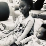 Naturi Naughton Instagram - Brother & Sister 💕 The most beautiful thing I’ve seen today! Happy Monday y’all! #family #BigGirlZuri & #BabyTru #motherhood Brooklyn, New York