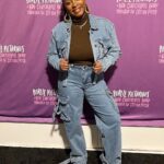 Naturi Naughton Instagram - Oh how I love the theater!Hubby& I had so much fun seeing @purliebway 🙌🏾it was Amazing & surprisingly Hilarious! I laughed, I cried, I left inspired! And it was so good seeing my people @leslieodomjr @vanessabellcalloway @karaakter light up the stage! 🔥 Beautiful cast, beautiful story & beautiful directing by @iamkennyleon GO SEE #PURLIEVictorious y’all! #Broadway #OurStories 💜 New York, New York