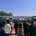 Navya Naveli Nanda Instagram - @farmtractractors @powertracescorts in Gujarat 💙 Visiting all our dealerships & hearing our customers valuable insights! Himmatnagar, Gujarat