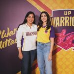Navya Naveli Nanda Instagram - Delighted to be a part of the @upwarriorz family this season of the Women’s IPL (@wplt20) 💛 Iss season U.P #UttarDega 👊🏼 @itsjinishasharma @caprisports U.P Warriorz Uttar Dega?!