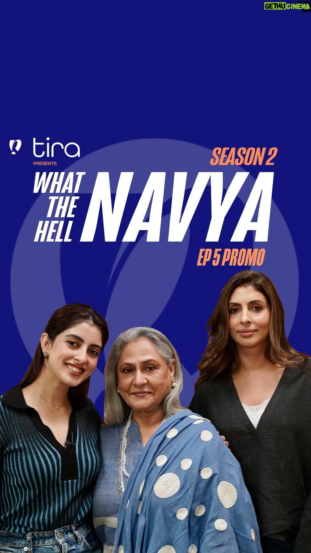 Navya Naveli Nanda Instagram - Buckle up, it’s a bumpy ride through the journey of societal craziness. New episode out tomorrow at 7PM! #WhatTheHellNavya #WTHNS2 #WTHN #TiraBeauty #ForEveryYou #JayaBachchan @shwetabachchan @navyananda @tirabeauty