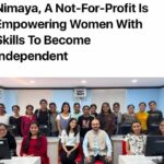 Navya Naveli Nanda Instagram - Building an automation proof future for our Naari’s ♥️ Thank you @ndtvindia and @banegaswasthindia for featuring our work on National Youth Day! @futurereadynimaya @samyak_chakrabarty