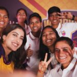 Navya Naveli Nanda Instagram - Delighted to be a part of the @upwarriorz family this season of the Women’s IPL (@wplt20) 💛 Iss season U.P #UttarDega 👊🏼 @itsjinishasharma @caprisports U.P Warriorz Uttar Dega?!