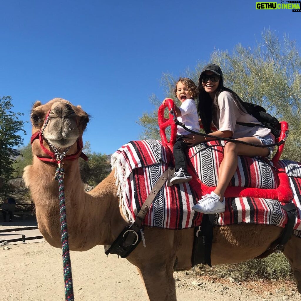 Naya Rivera Instagram - Camel ridin with my main man!