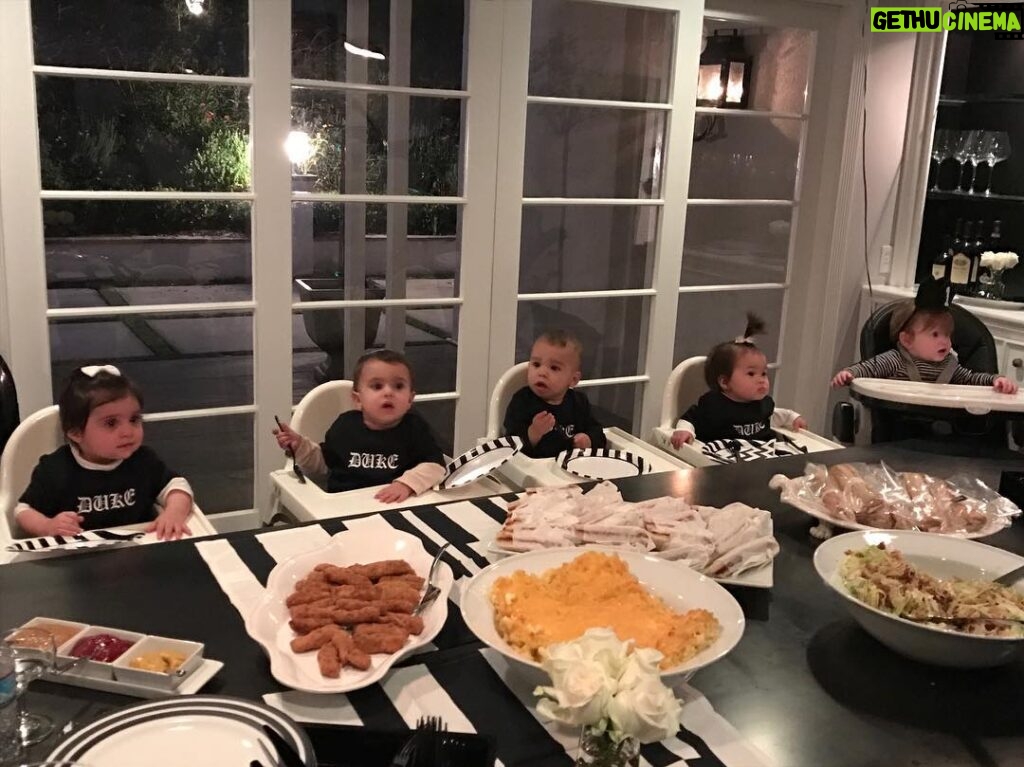 Naya Rivera Instagram - Happy 1st birthday Duke!! No one does a baby dinner party like you! ❤️ Josey #ladiesmen #1isthenewnewborn #duke