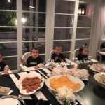 Naya Rivera Instagram – Happy 1st birthday Duke!! No one does a baby dinner party like you! ❤️ Josey #ladiesmen #1isthenewnewborn #duke