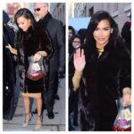 Naya Rivera Instagram - The View for today: Donna Karan dress, Malone Souliers heels. And thank you to the amazing girl who stood outside in the cold to give me a birthday cupcake! SO sweet!