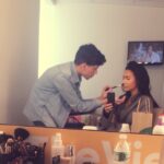 Naya Rivera Instagram - Getting ready for the show with @makeupbyariel! #TheView