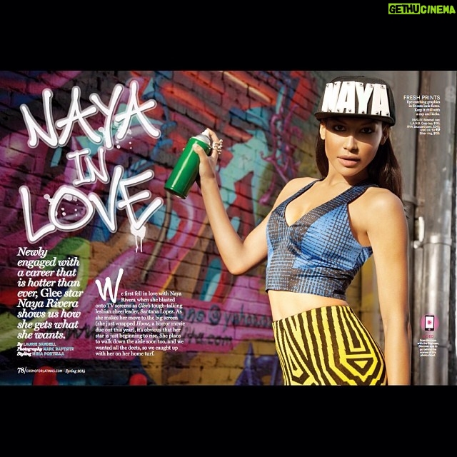 Naya Rivera Instagram - Inside Spring 2014 Cosmo Latina!