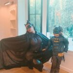Naya Rivera Instagram – Batman and Batgirl. The perfect duo