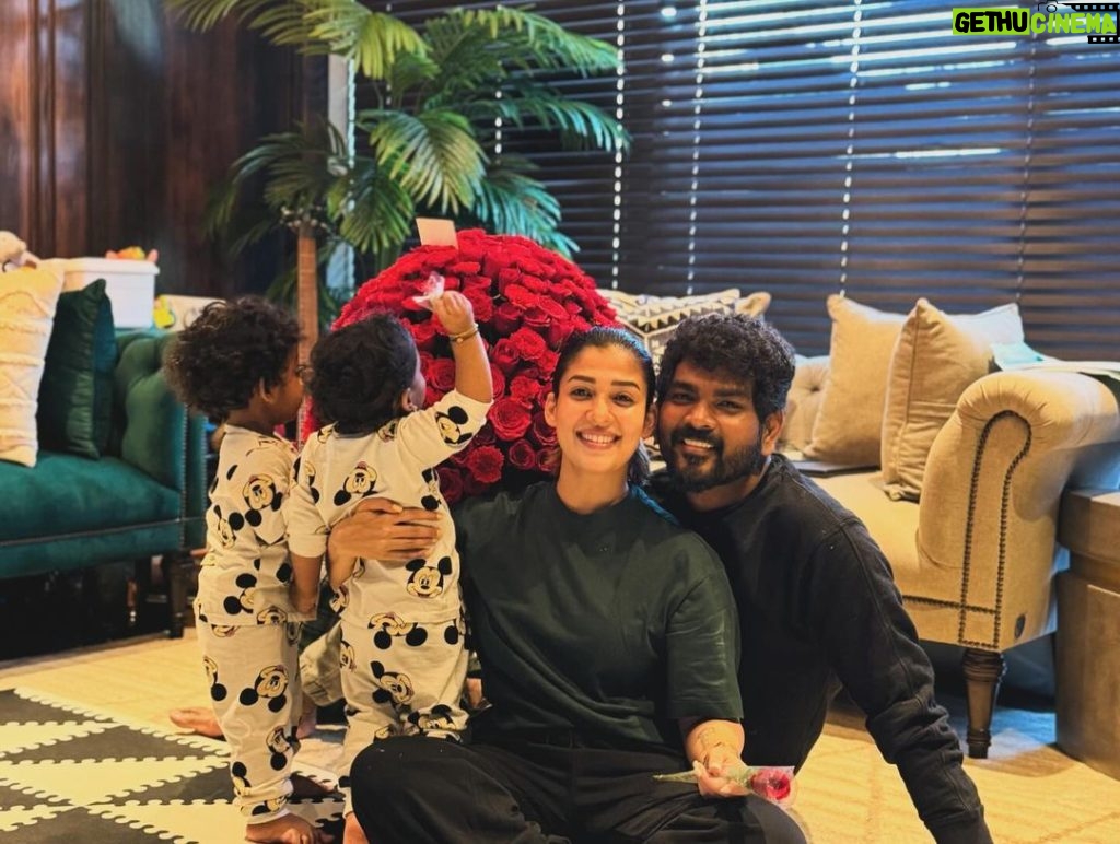 Nayanthara Instagram - I love you more than you could ever know, More than I could ever say, But I hope to show you everyday ❤❤ Happy Valentine’s Day my Forever 😇😇 10 years of pure love n blessings 🧿🧿