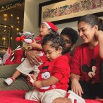 Nayanthara Instagram – Merry Christmas 🎄 to everyone who believes in love & prayers ❤️😇🙏😇😇 
Believe in God and all the powerful manifestations that keep you alive 😇😇❤️❤️❤️