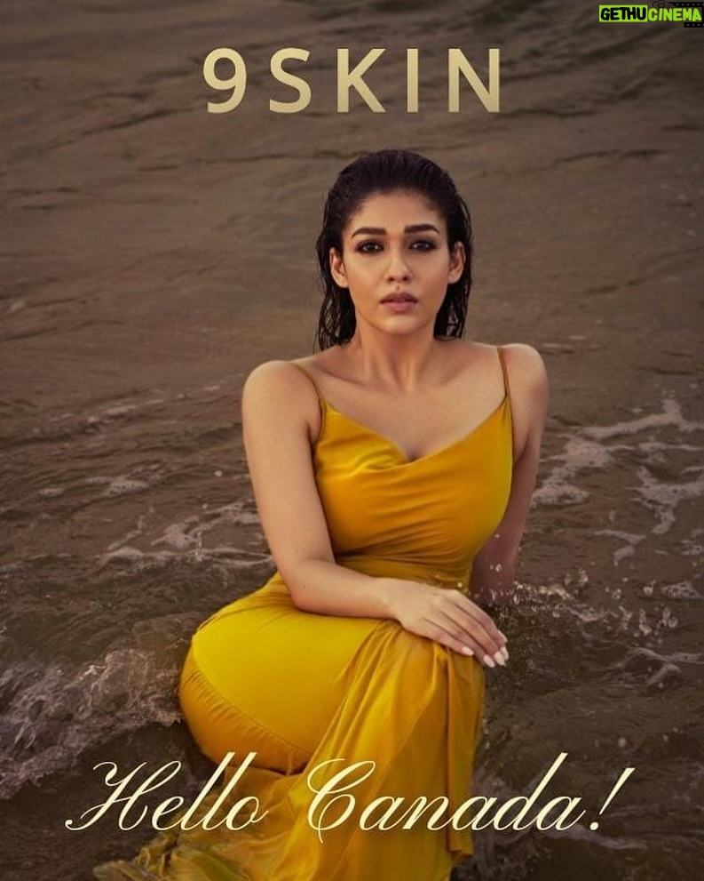 Nayanthara Instagram - 9SKIN in CANADA !! Now available in Canada 🤎🤎 @9skincanada @9skinofficial #canada🇨🇦