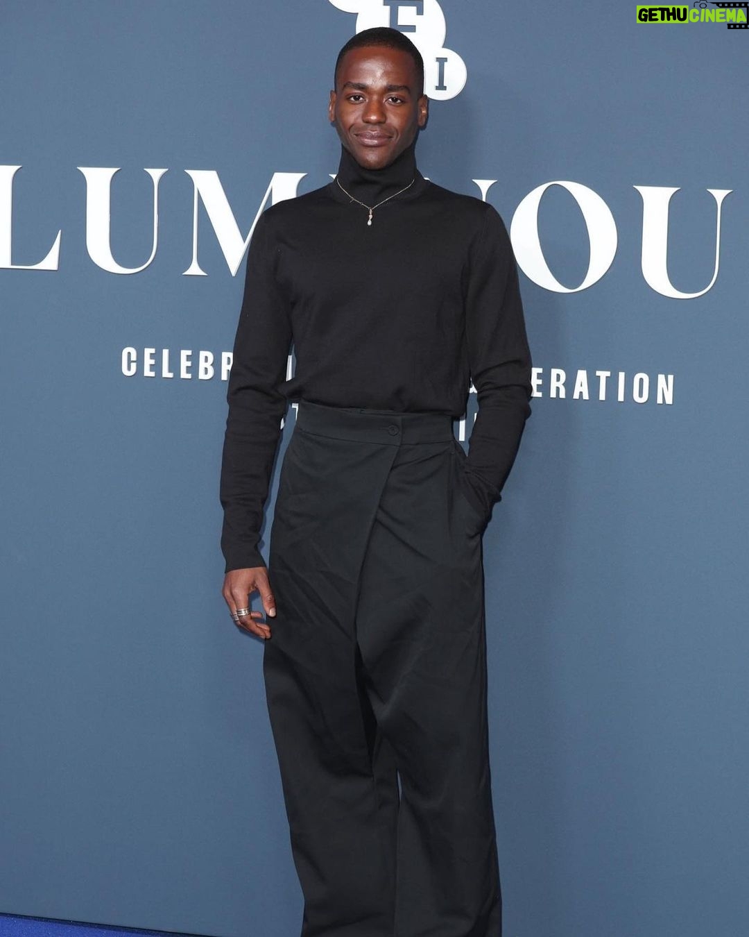 Ncuti Gatwa Instagram - I can already hear my mum shouting at me for not ironing my trousers π€¦πΎββοΈπ
Thank you @britishfilminstitute and @chanelofficial for a glorious evening @dior π§ #bfiluminous The Londoner