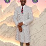 Ncuti Gatwa Instagram - Them balls were explosive 🎾 Thank you @evianwater for giving silly and billy the most thrilling day out. What. A. Match. Wearing full @thombrowne and @tiffanyandco Styled by @felicitykay 💛 Assistant by @flothompson_ Silly: me Billy: emily Wimbledon