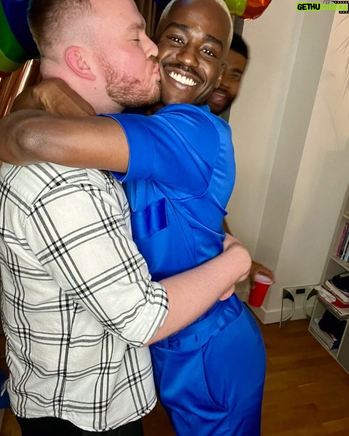 Ncuti Gatwa Instagram - saw my gang for the first time in far too long. Got drunk. Got silly. Got the nips oot. London, United Kingdom