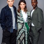 Ncuti Gatwa Instagram - these two explode my heart constantly💚 thank you @am2dm for having us. And thank you everyone for all the love for season2 🙏🏿❤️ • Suit: @josephfashion Shoes: @amiparis Styling: @felicitykay Grooming by the incredible: @cheryltbergamyhair 📸: @taylormillerphoto NYC