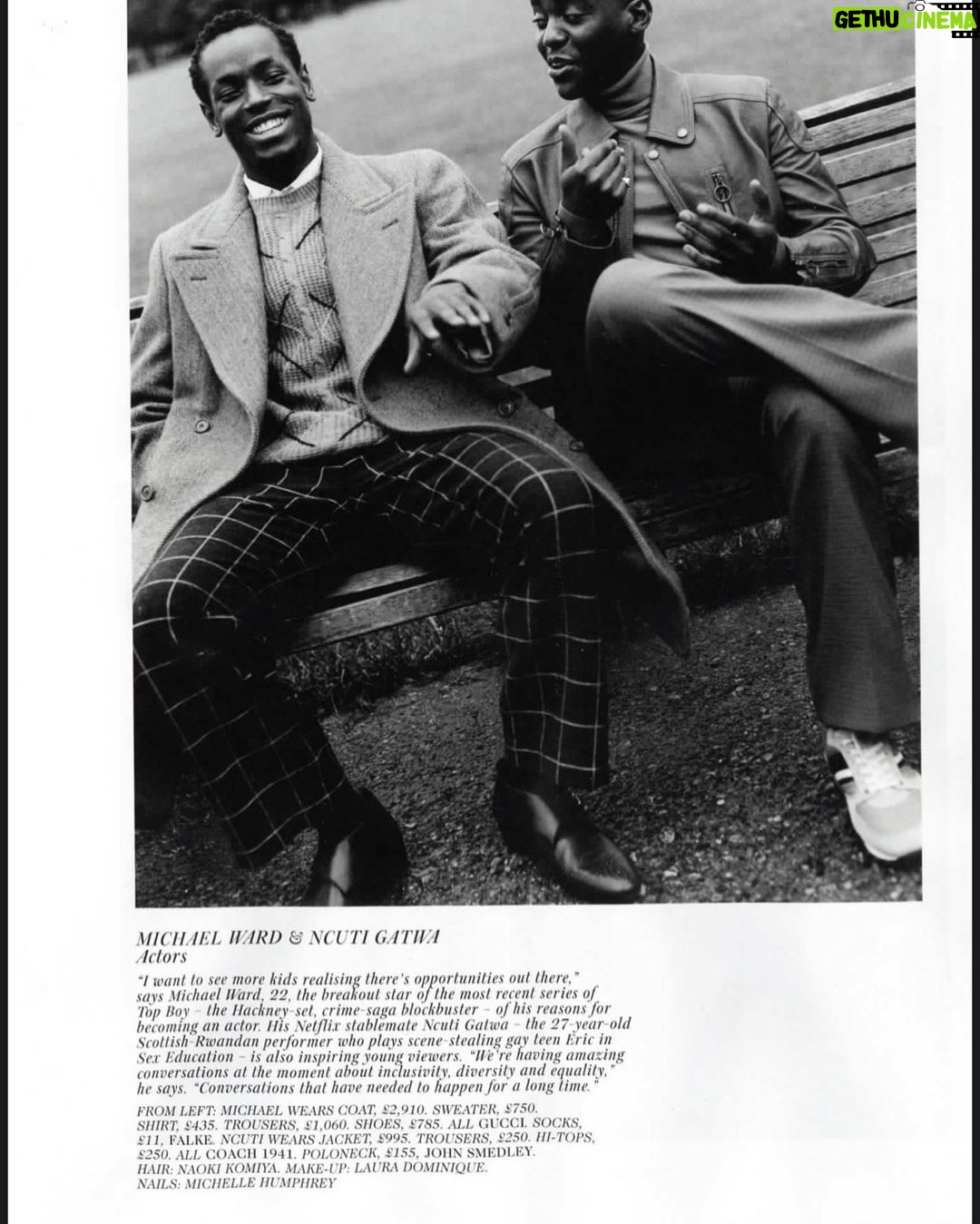 Ncuti Gatwa Instagram - Thank you @britishvogue 🙏🏿❤️ • Bright Young Things| young black kings.
