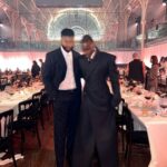 Ncuti Gatwa Instagram - GQ Men of the Year aka Otis and Eric’s big night out 😂 @britishgq thank you Wearing: @louisgabrielnouchi @louboutinworld @tiffanyandco Styled by @felicitykay @mariangelaoorlando Grooming: @chris7_okonta x @amahairsalon @lindabrownlondon Royal Opera House