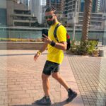 Neeraj Madhav Instagram - Morning stride, watch me glide 🏄‍♂️ #fitnessjourney #runninglife Marina Walk,Jumeirah