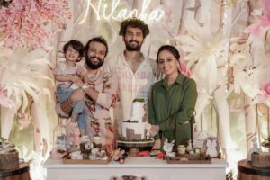 Neeraj Madhav Instagram - Glimpses from Nilanka’s 2nd b’day celebration ! Thanks to each and everyone who came and graced the occasion, you made the day all the more special ! 🤍💐🧚🏼
Photography- @adam.lights 📸
Decor - @thegreindale 🍄
Nilanka’s Outfit - @dhanyabalakrishnan_stylist 🦄
Cake - @artisan_by_elizabeth_njavally
Light & sound - @peebeeevents