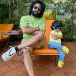 Neeraj Madhav Instagram - Dad & baby, bad & boujie 👊🏽😎 #daddydaughter #shegotnochill😂