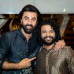 Neeraj Madhav Instagram - Was an absolute pleasure to meet this man at #KalyanNavaratri celebrations ! We made a quick convo & I was elated to learn that he loved my work in The Family Man ! We parted ways after this picture expressing the desire to work together in the future. #futurelooksbright #gratitude Sankalp Navratri