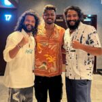 Neeraj Madhav Instagram - Super glad to know that @imsanjusamson loved our movie #RDX It was a pleasure to spend some time with the Indian icon & discuss cinema & sports with him. Thanks for your sweet gesture Sanju. We’re overwhelmed! @imsanjusamson